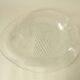 Vintage clear glass fish dish - retro tableware