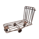 Former industrial workshop cart in metal tubes