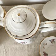 Antique tea set in Amandinoise porcelain