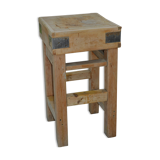 Old butcher block
