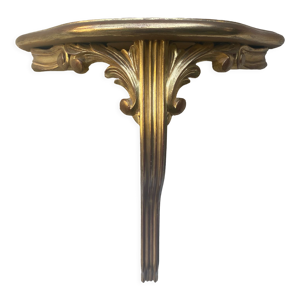 console d'applique dorée