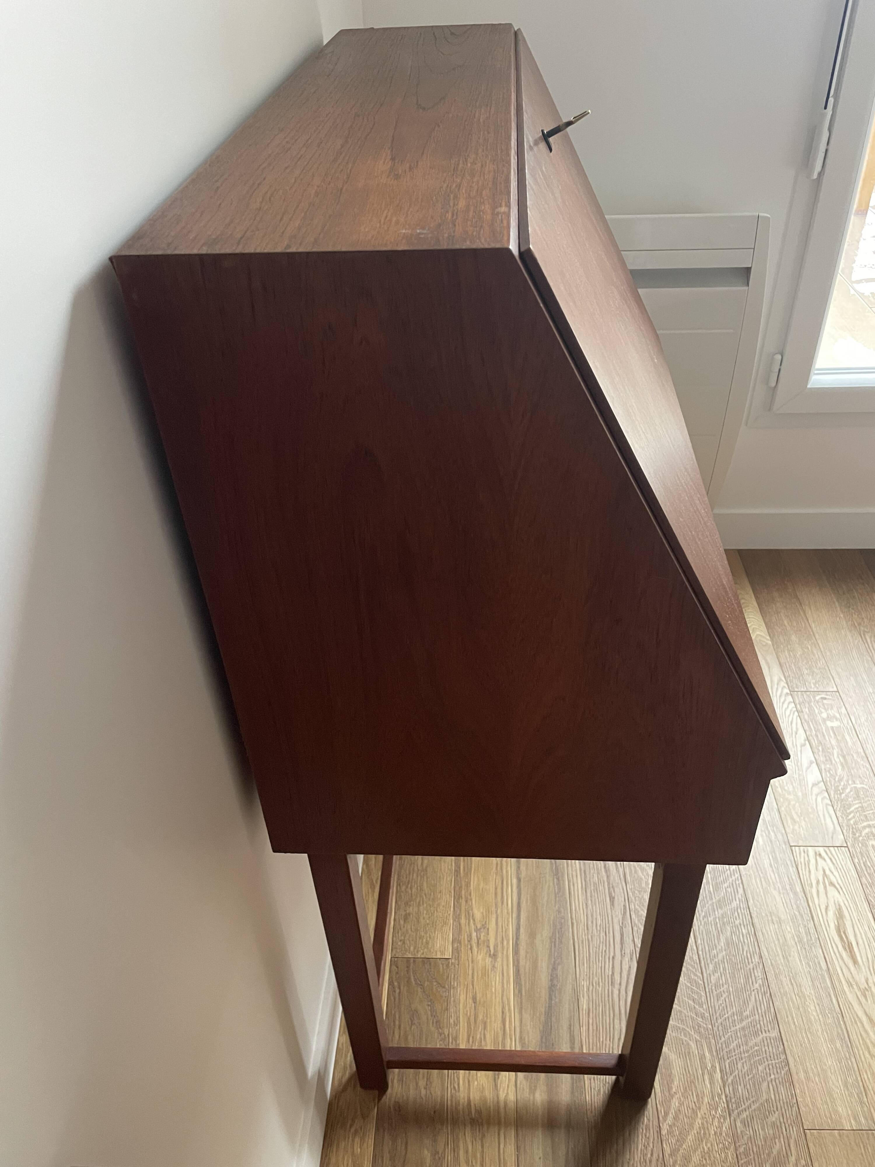 Vintage Scandinavian style secretary desk