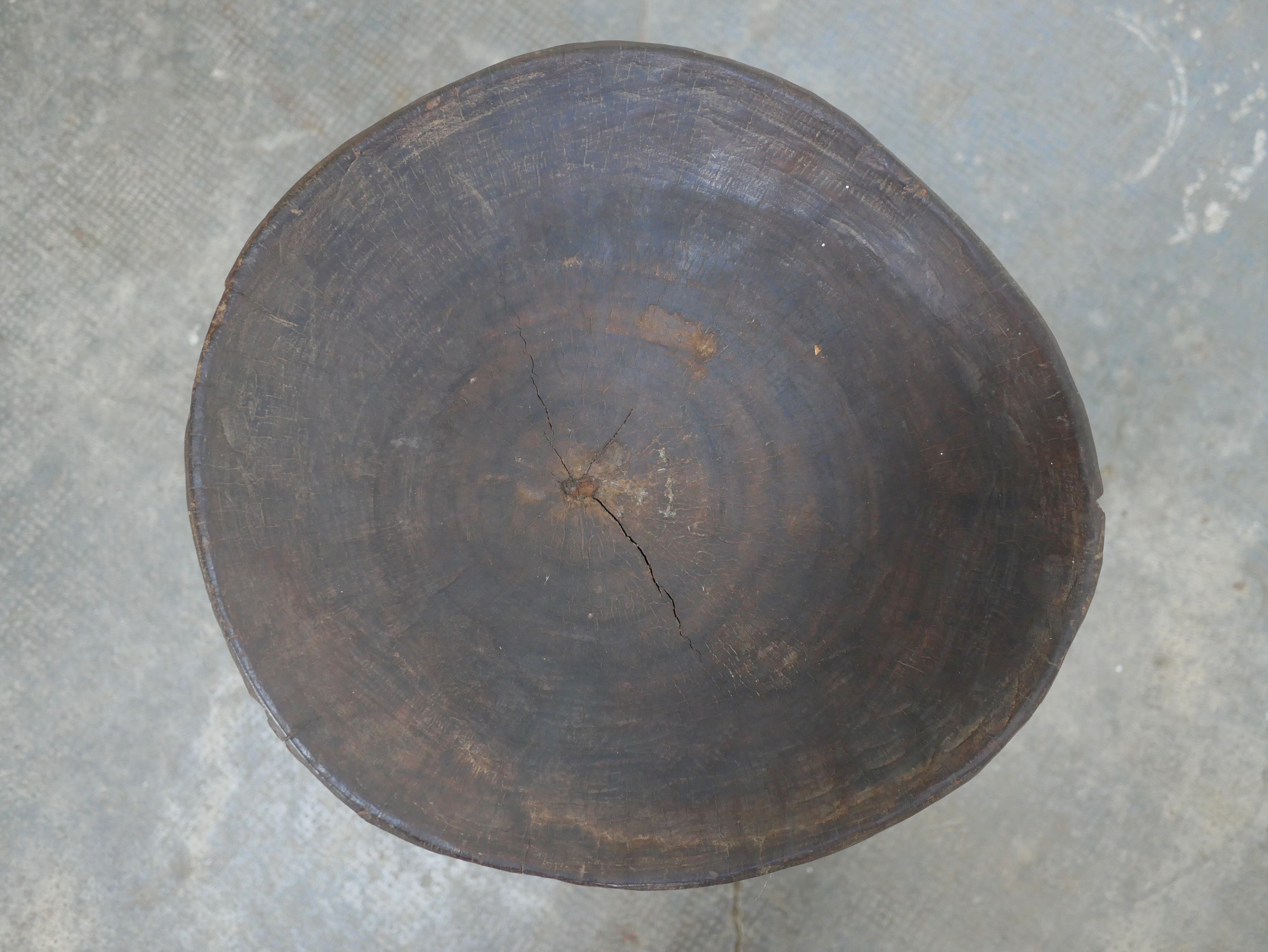 Antique African wooden stool