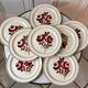 set of 8 flat plates Moulin des Loups model "Roubaix" 40s