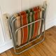Chaise camping vintage pliable