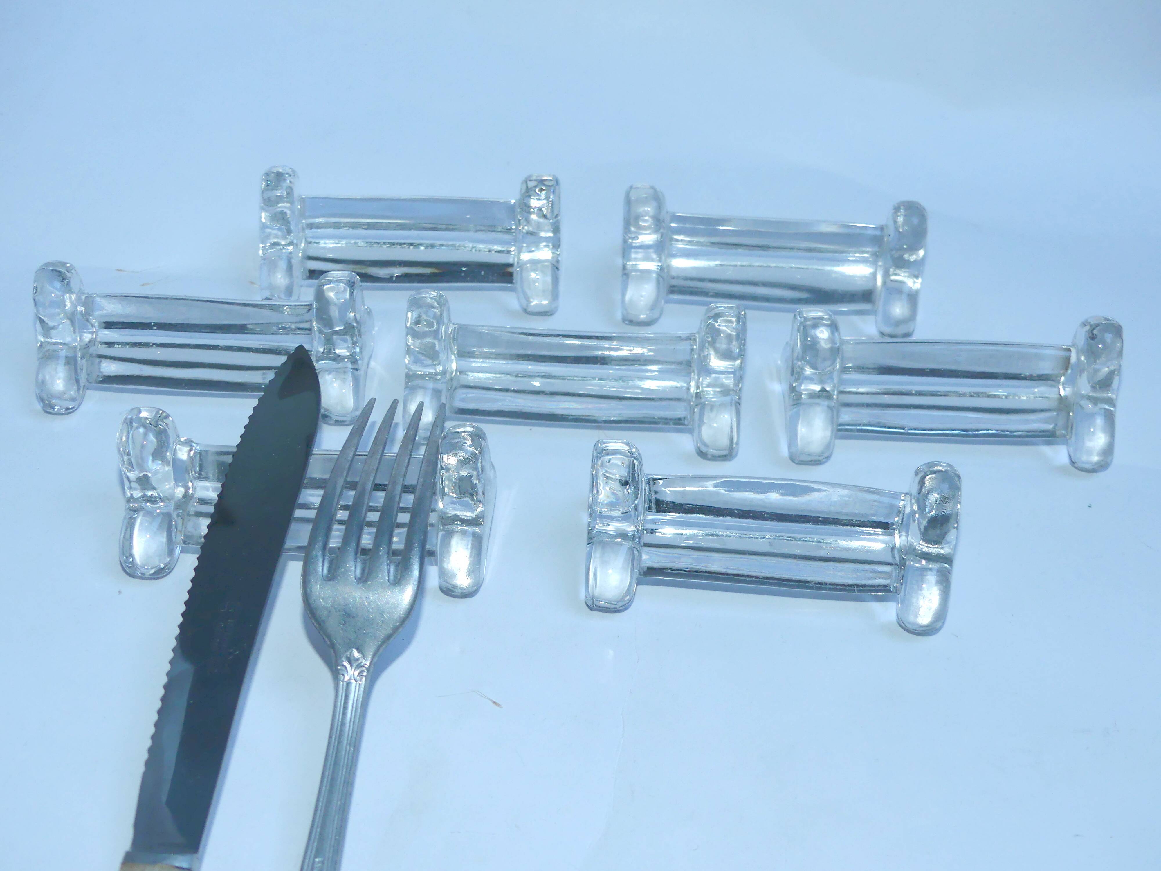 7 glass knife holders