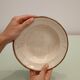 Lot de 5 assiettes vintage en céramique mouchetée –
