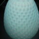 Suspension egg opaline bleue pastel