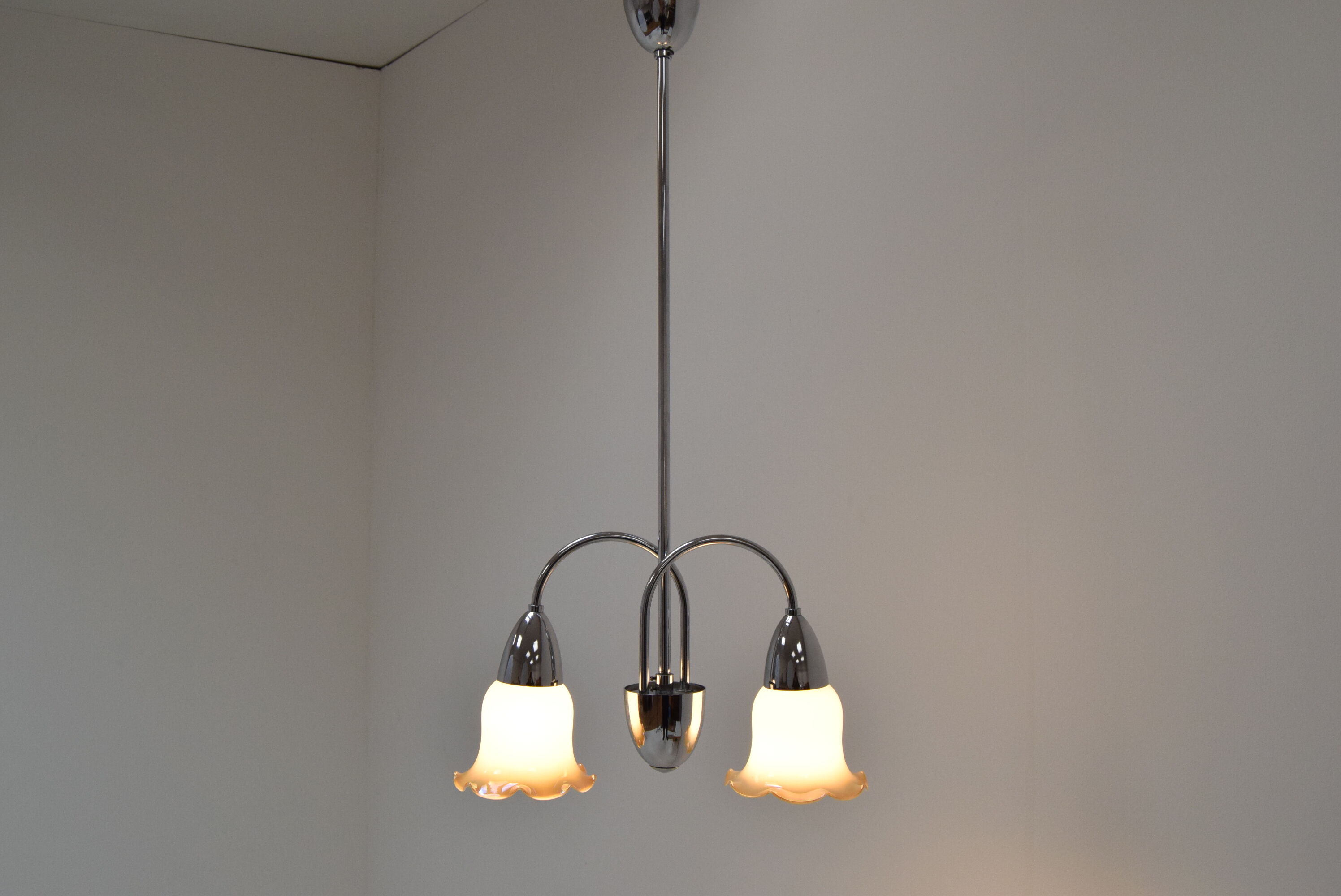 Mid-century Chandelier/Instala Decin,1960's