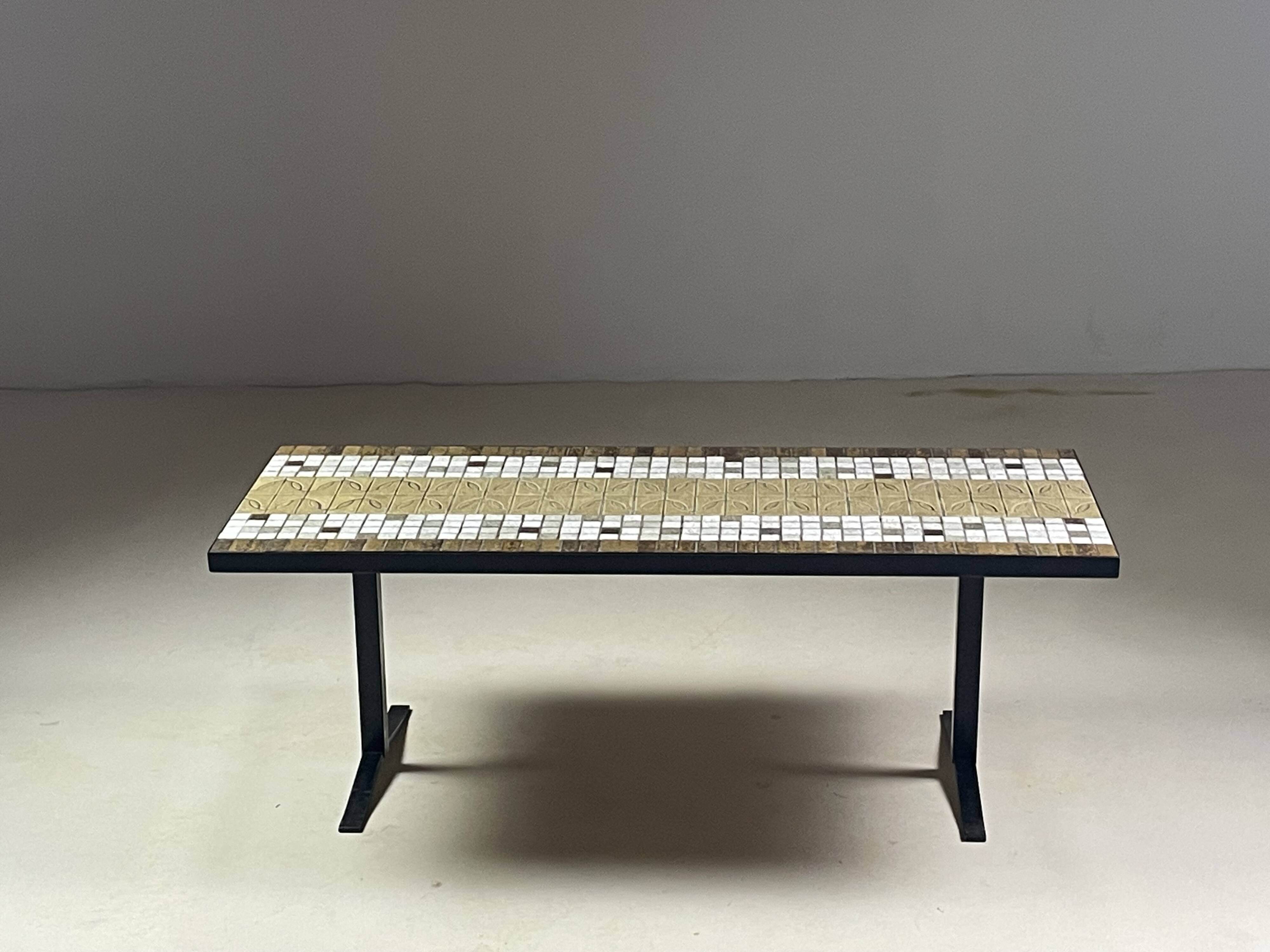 Vintage ceramic coffee table