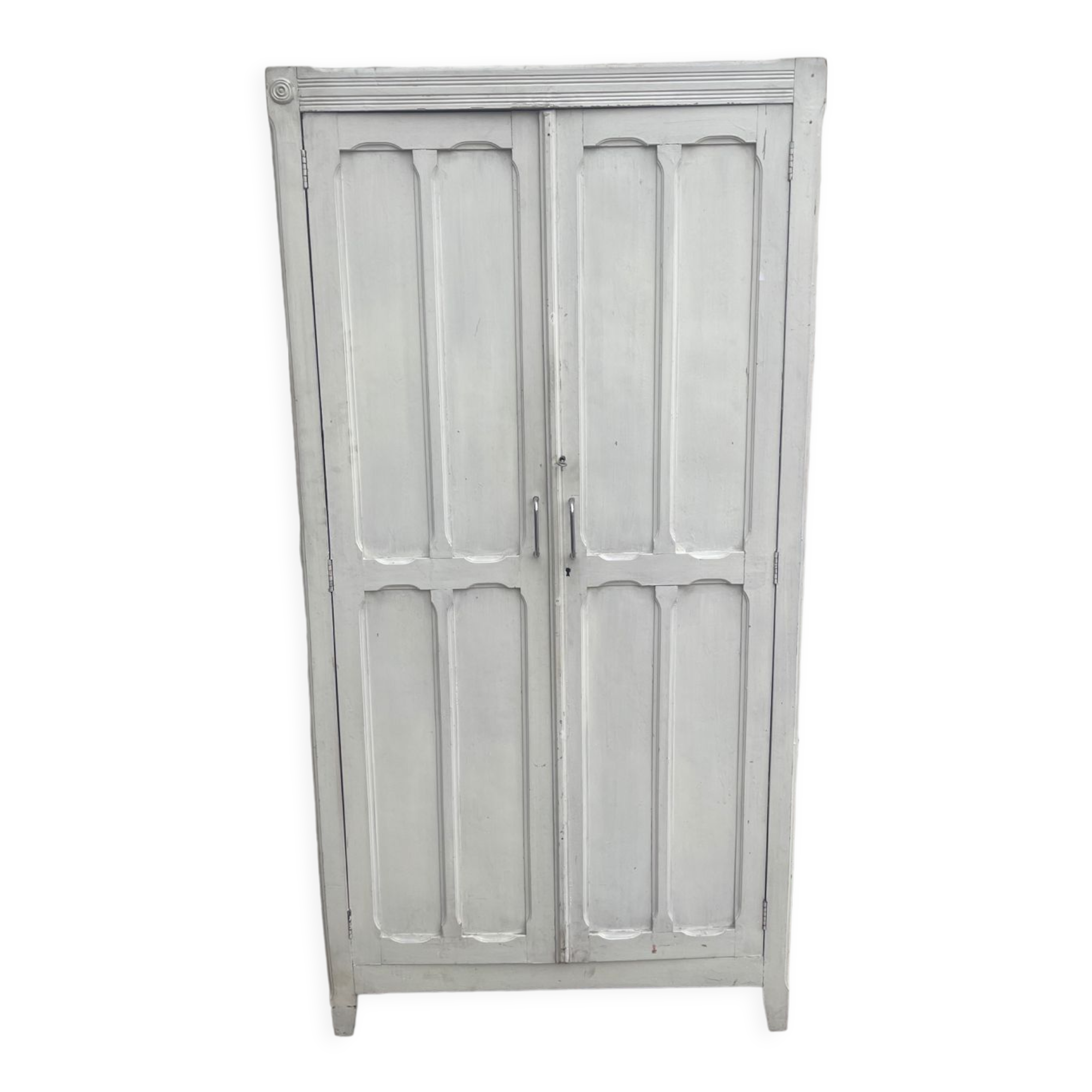 White Parisian wardrobe