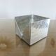 Modernist "Jean Goardere" post it holder in handmade pewter, 1970