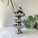 6 Coupelles Vintage Inox Années 70 – Vaisselle Rétro Métal Argenté Style 1970