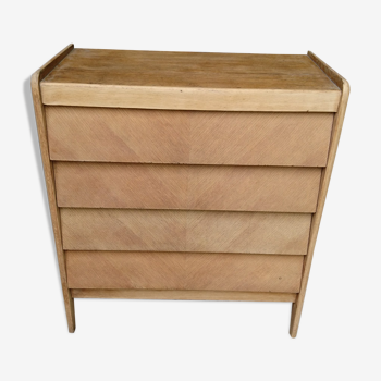 Plated oak dresser