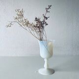 Antique white opaline vase