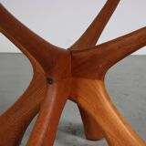 “T118” Coffee Table by Illum Wikkelso for Niels Eilersen, Denmark 1960