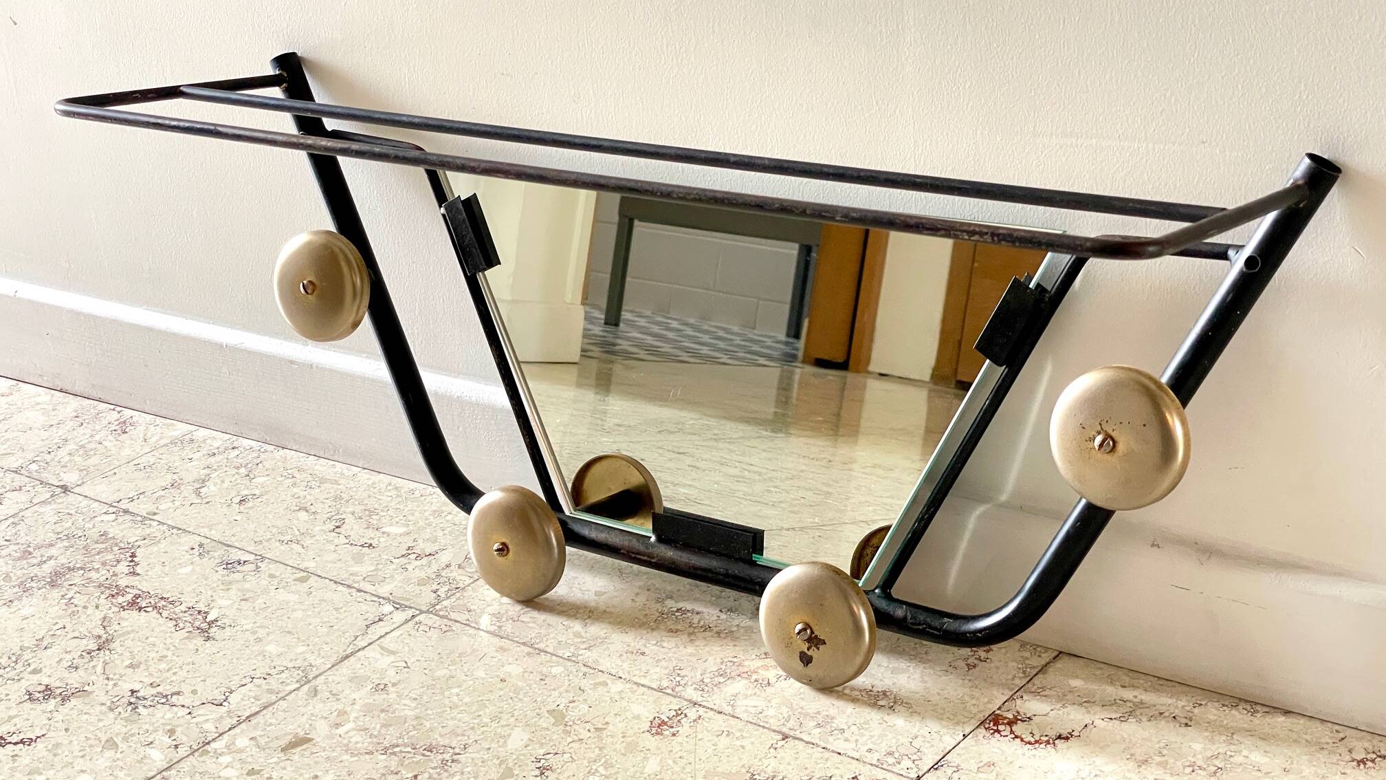 Vintage Steel Coat Rack from the 60s
