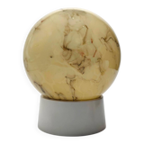 Vintage  Thabur Marble-Effect Globe Lamp – 1930-1950 - Netherlands
