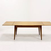 Table à manger design danois en teck extensible des années 1960