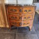 Small Louis XV Transition jump commode, Breccia marble, 79 cm