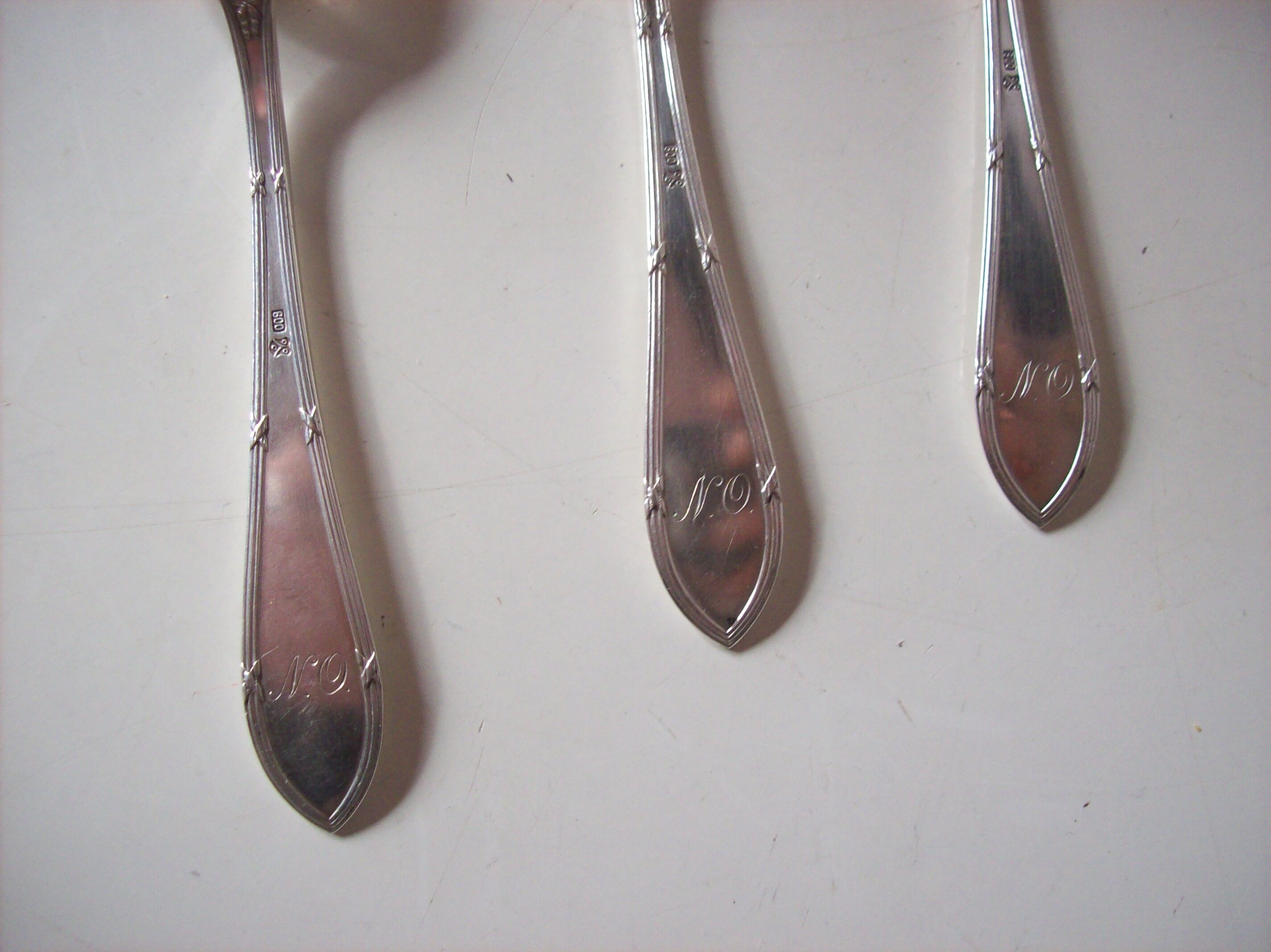 Small sterling silver spoons
