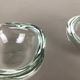 Murano glass shell bowls by Cenedese Italy, 1960