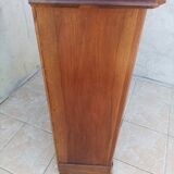 Inlaid walnut entryway sideboard