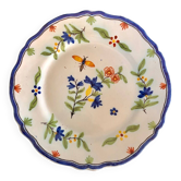 19th century plate from the Faïencerie de Saint Clément
