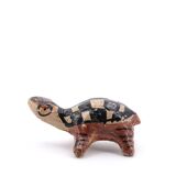 Moroccan Ideqqi ceramic turtle, 1970s