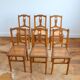 Suite of 6 vintage chairs 1930