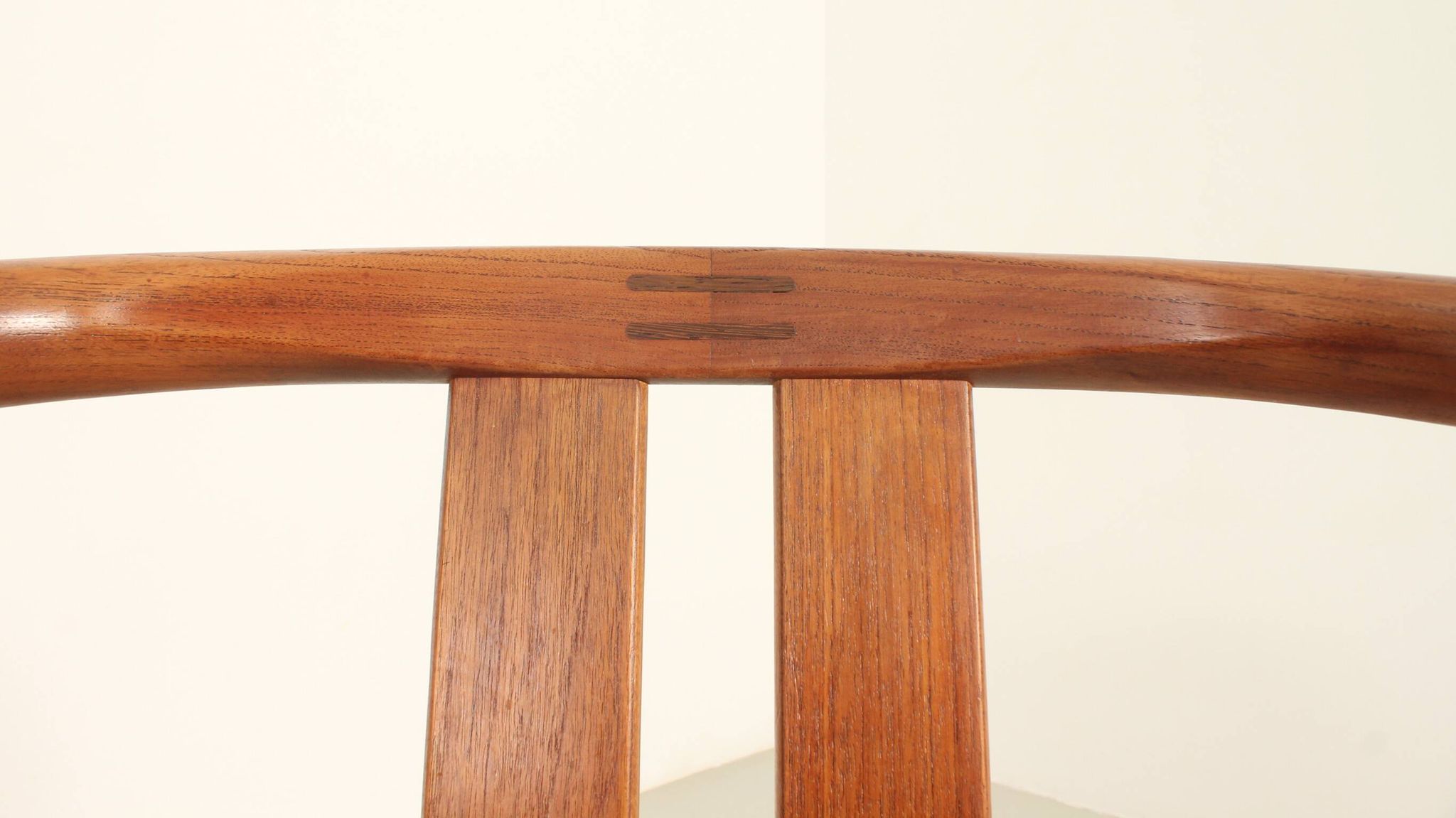 Six teak chairs by Hans J. Frydendal, Denmark 1970