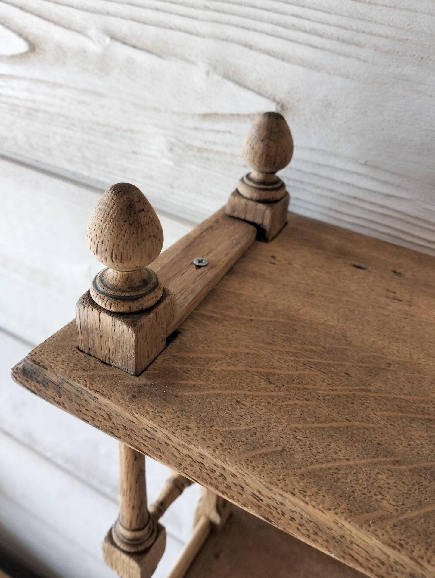 Wooden wall shelf