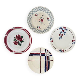 4 flat plates 1950