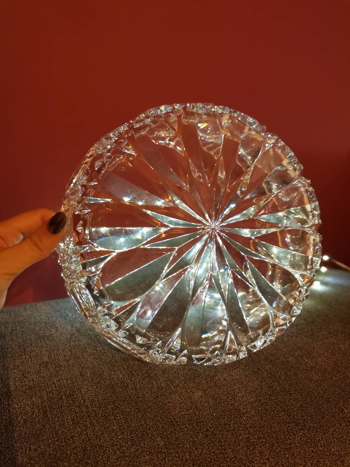 Crystal Salad Bowl