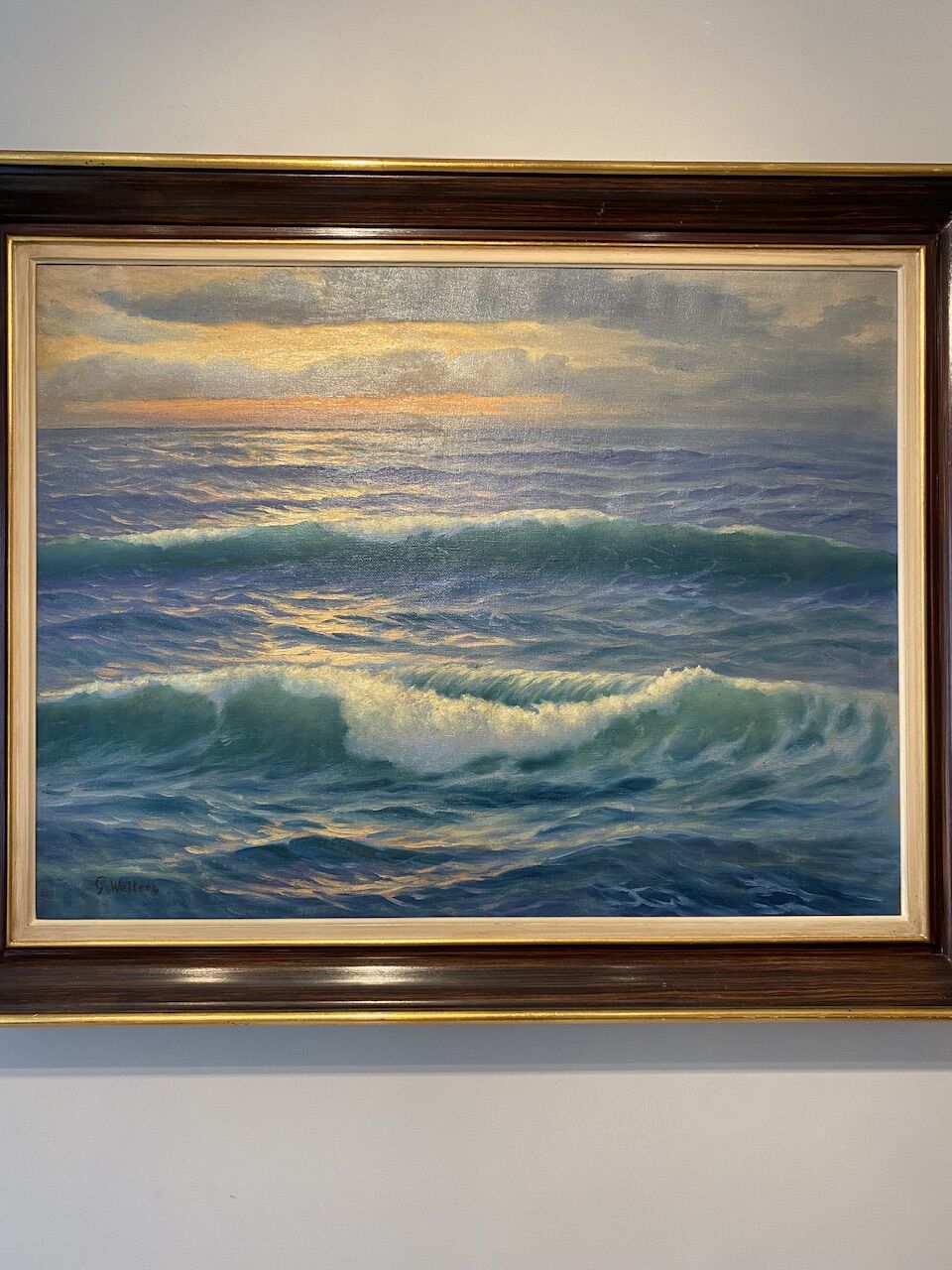 Tableau signée G Welters XXème siècle