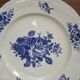 Lot de 8 assiettes plates en faïence de Boch Frères La Louvière "Rohdia"