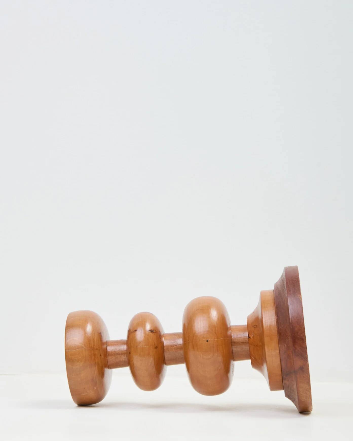 Wooden candlestick, 1970s