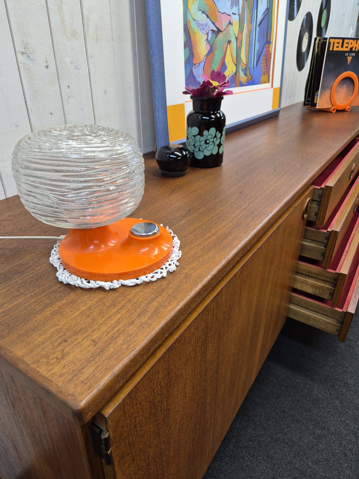 Vintage Scandinavian sideboard