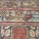 Vintage turkish oushak rug 150x87 cm carpet