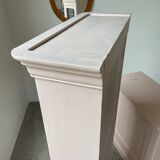 Vitrine haute rose poudrée