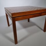 Table basse cocktail années 60 France Marqueterie