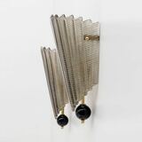 Pair of Modern Italian Murano Glass Textured Wall Sconces