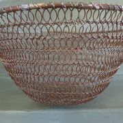 2 metal wire fruit baskets