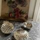 Beurrier en forme de coquillage vintage