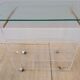 Bureau informatique en plexiglas David Lange