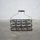 Vintage metal bottle rack