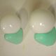 Pair of spherical wall lights - 1970s design