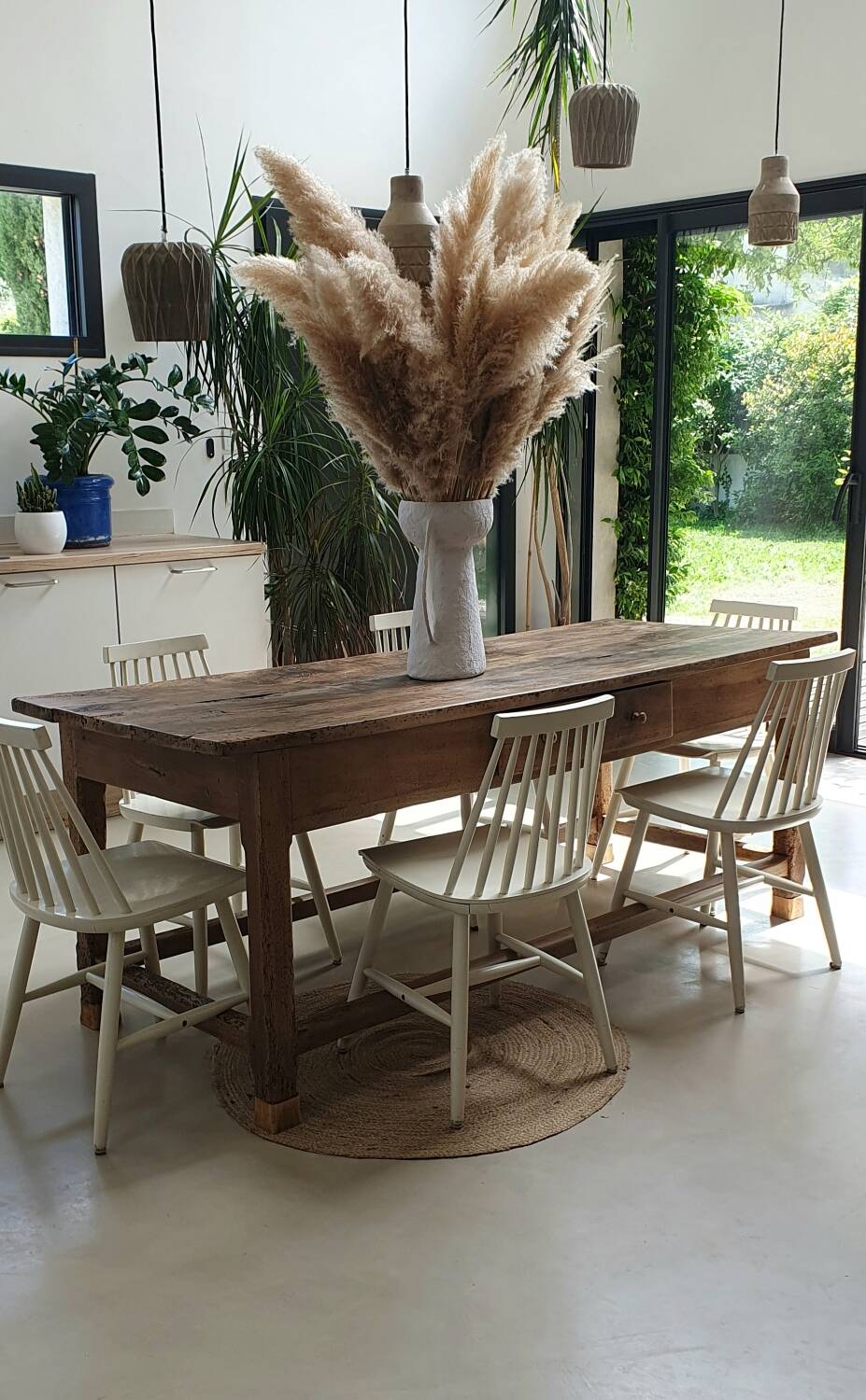 Antique farmhouse table