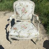 flowered bnac armchair