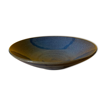 Blue ceramic dish
